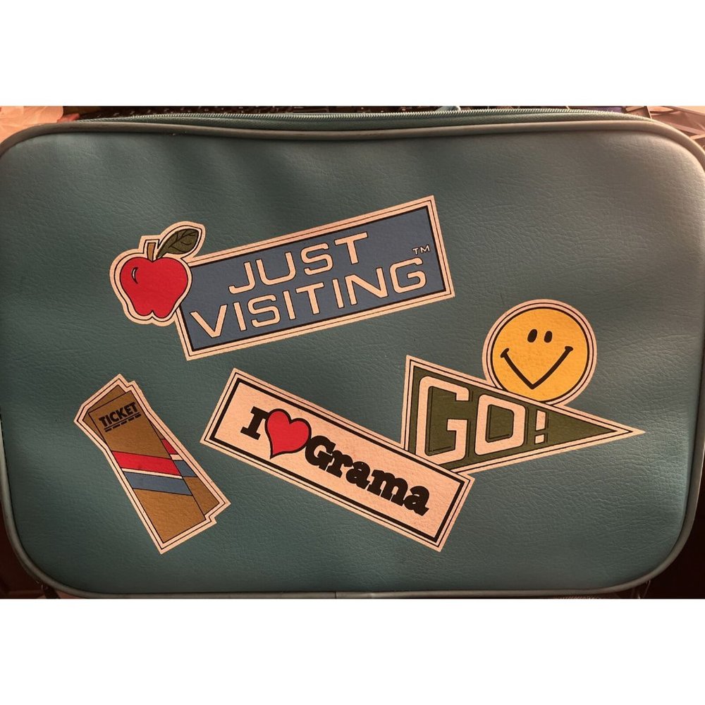 Vintage Suitcase Kids 1970s Just Visiting Excellent Inside